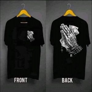 Black Regular Fit T-Shirt – Logo + A4 Print