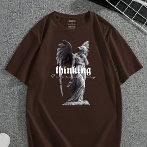 Coffee Premium Drop Tees – A4 Print