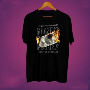 Black Premium Drop Tees – A4 Print