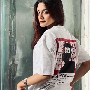White Premium Drop Tees – A2 Print