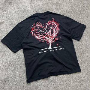 Black Premium Drop Tees – A3 Print
