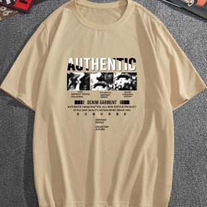 Cream Premium Drop Tees – A4 Print