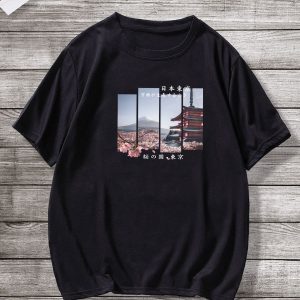 Black Premium Drop Tees – A4 Print