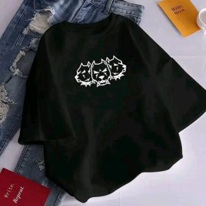 Black Premium Drop Tees – A5 Print