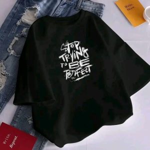 Black Premium Drop Tees – A5 Print