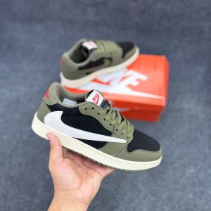 Nike Air Jordan 1 Low Olive White